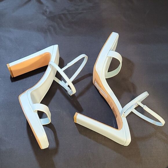 BRAND NEW FOREVER 21 SQUARE TOE BLOCK HEEL SANDAL G1 - Picture 10 of 15